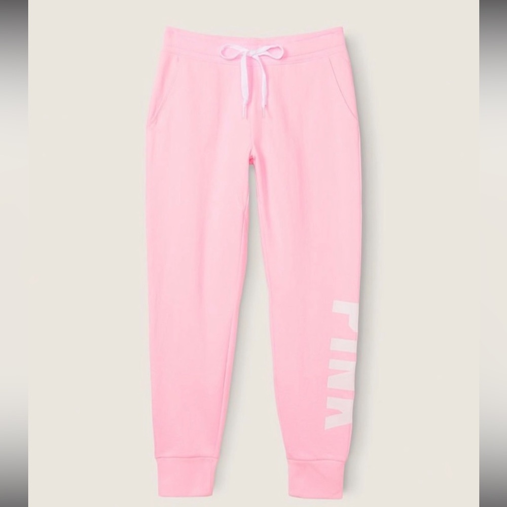 NWT VS PINK DAISY XL JOGGERS